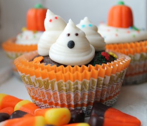 ghost cupcakes!